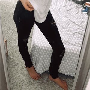 ✨Hollister Black High Waisted Jeans✨